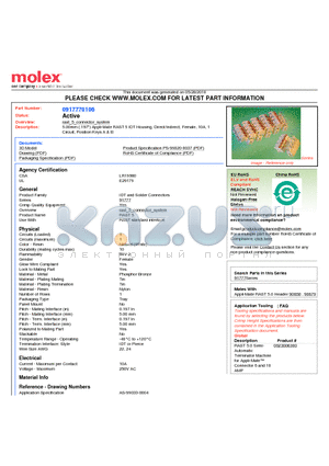 0917770106 datasheet - 5.00mm (.197