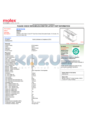 0918141210 datasheet - 2.54mm (.100