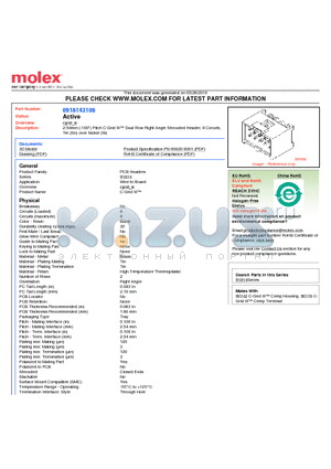 0918143108 datasheet - 2.54mm (.100