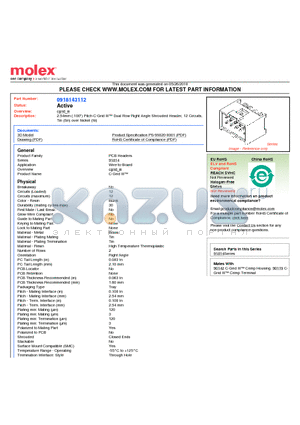 0918143112 datasheet - 2.54mm (.100