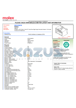 0918149216 datasheet - 2.54mm (.100