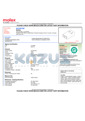 15-38-1026 datasheet - 2.54mm (.100