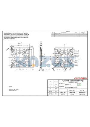 09252-G datasheet - PLASTIC FAN GUARD