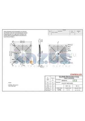 09363-G datasheet - PLASTIC FAN GUARD