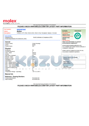 0945407004 datasheet - 5.00mm (.197