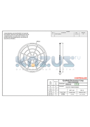 09650-R datasheet - PLASTIC FAN RETAINER