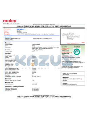 0987861011 datasheet - 2.54mm (.100