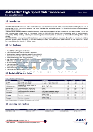 0ICAG-001-XTD datasheet - High Speed CAN Transceiver