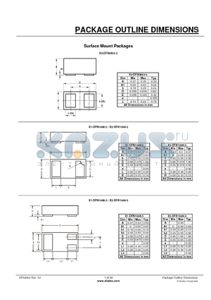 AP02002 datasheet - PACKAGE OUTLINE DIMENSIONS