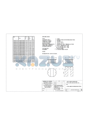 CD54-560 datasheet - CD54 SMD POWER INDUCTOR