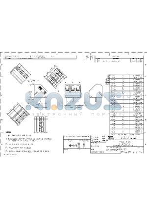 C-796423 datasheet - TERMINAL BLOCK 45 DEGREE INLET W/INTERLOCK, 5.08mm PITCH (LT)