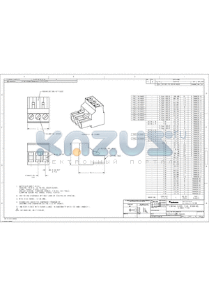 C-796635 datasheet - TERMINAL BLOCK PLUG, STACKING, 5.08mm PITCH