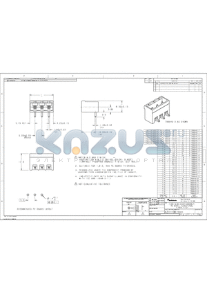 C-796645 datasheet - TERMINAL BLOCK HEADER ASSEMBLY 90  , CLOSED ENDS, 5.00mm PITCH