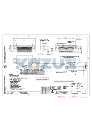 C01-8646-0163 datasheet - SOCKET CONNECT DELTA D RIGHT ANGLE SPILL WITHOUT ACCESSORIES.