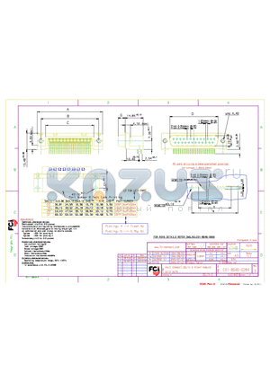 C01-8646-0284 datasheet - MALE CONNECT. DELTA D RIGHT ANGLED WITH NUTS