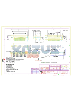 C01-8646-0297 datasheet - SOCKET CONNECT. DELTA D RIGHT ANGLED WITH NUTS.