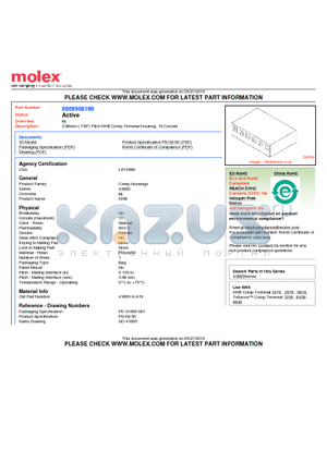 41695-N-A19 datasheet - 3.96mm (.156