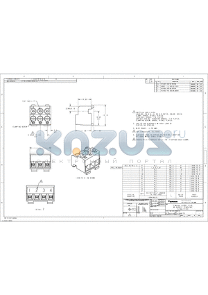 1-1546173-4 datasheet - TERMINAL BLOCK, PLUG, 90 DEGREE, STACKING, 5.0mm PITCH