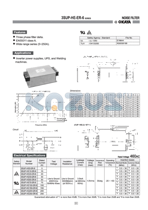 3SUP-HE150ER-6 datasheet - NOISE FILTER