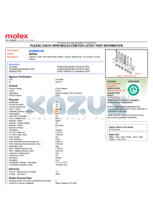 41771-0016 datasheet - 3.96mm (.156