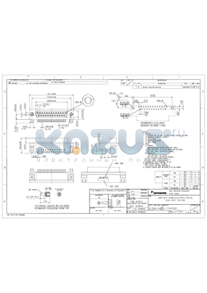 1-1734350-2 datasheet - AMPLIMITE 8.08mm SERIES, R/A, RCPT, 25 POS