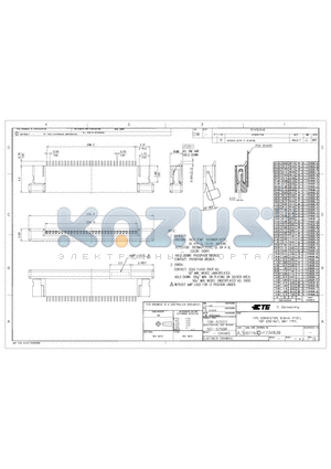 1-1734839-5 datasheet - FPC CONNECTOR, 0.5mm PITCH, TOP CONTACT, SMT TYPE.