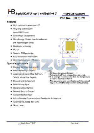 3VAC9CW6 datasheet - High radiometric power per LED