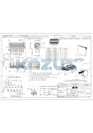 1-215460-2 datasheet - CONNECTOR, FEMALE-ON-BOARD SIDE-ENTRY, THRU-HOLE, Micro-MaTch