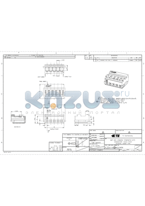 1-353908-3 datasheet - AMP MINI COMMON TERMINATED (CT) CONNECTOR 1.5mm PITCH HOUSING, CRIMP TYPE