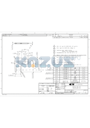 1-726389-2 datasheet - FASTON TAB 4.8 FLACHSTECKER 4.8