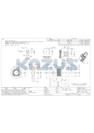 C031-6055 datasheet - MINI BNC R/A PCB MOUNT JACK