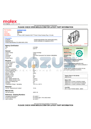 42021-4C datasheet - 2.13mm (.084