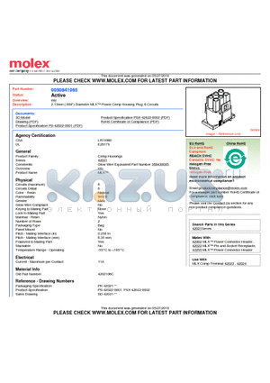 4202106C datasheet - 2.13mm (.084