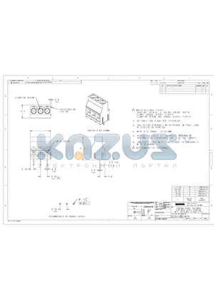 1-796740-0 datasheet - TERMINAL BLOCK, PCB MOUNT SIDE WIRE ENTRY, STACKING WITH INTERLOCK, 6.35mm PITCH