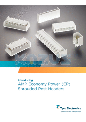 1-877285-1 datasheet - AMP Economy Power (EP) Shrouded Post Headers