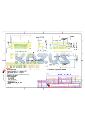 D09P13F6GL00LF datasheet - MALE CONNECT. DELTA D RIGHTE ANGLE WITH NUTS, HARPOON, METAL PLATE