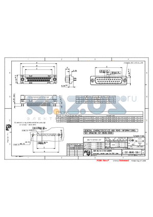 D09P24A4GX00LF datasheet - HDR DELTA D STD EUROPE