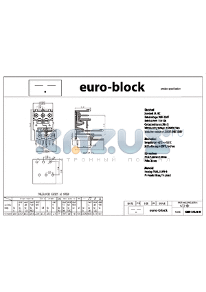 CMD-5-H datasheet - Standard : UL - IEC 300V - 320V 15A - 10A