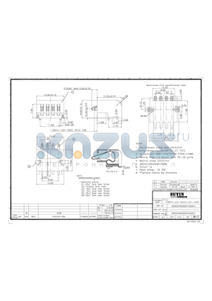 300004MB004XX00XX datasheet - 3.00mm pitch battery conn-cradle