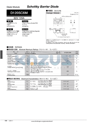 D120SC6M_10 datasheet - Schottky Barrier Diode