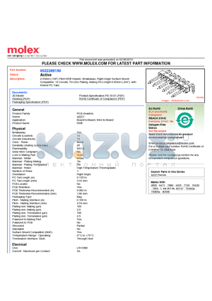 42377-0154 datasheet - 2.54mm (.100