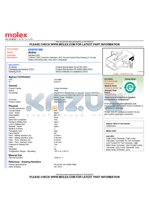 1545-P1-1 datasheet - 2.36mm (.093