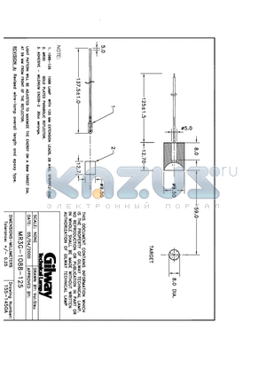 155-1450A datasheet - MR3G-1088-125