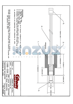 155-1603B datasheet - 1088-SSB 1088 Lamp with Stainless Steel Base Assembly