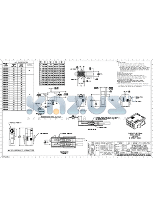43020-0400 datasheet - MICRO-FIT(3.0) 2 THRU 24 CIRCUIT PLUG WITH OPTIONAL PANEL MOUNTS