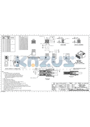 43025-0200 datasheet - MICRO-FIT (3.0) 2 THRU 24 CIRCUIT RECEPTACLE