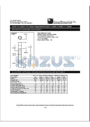 4302F datasheet - 4302F-5V, 4302F-12V Series Intergrated 5 Volts 12 Volts T-1 (3mm)