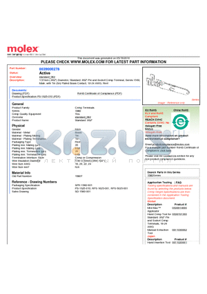 1560T datasheet - 1.57mm (.062