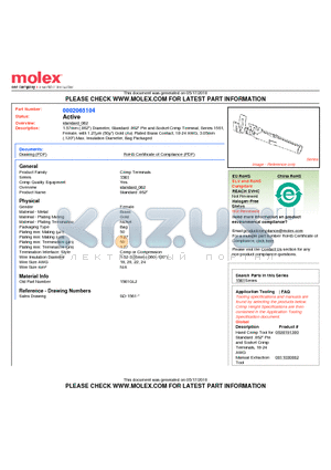 1561-L datasheet - 1.57mm (.062