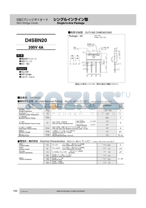 D30XT80 datasheet - SBD Bridge Diode